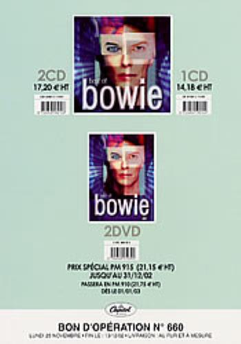 David Bowie Best Of handbill French BOWHBBE241347