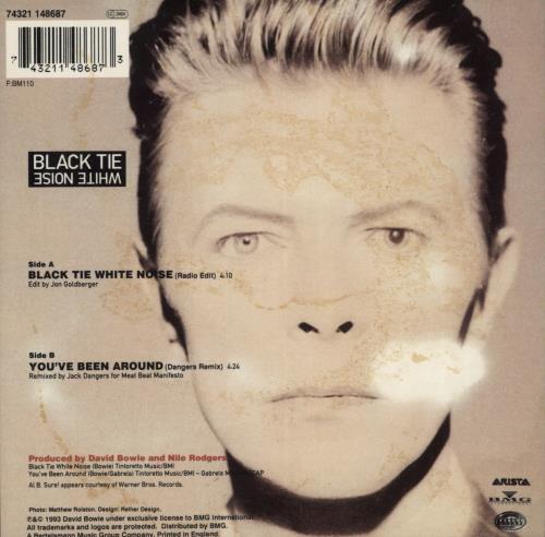 David Bowie Black Tie White Noise 7" vinyl single (7 inch record / 45) UK BOW07BL18228