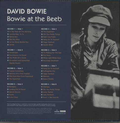 David Bowie Bowie At The Beeb - 180gram Vinyl - Sealed Vinyl Box Set UK BOWVXBO648504