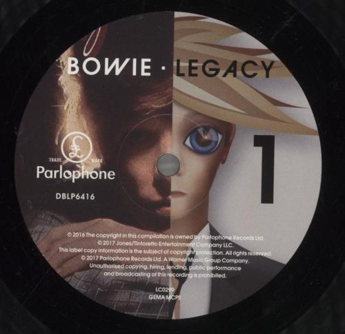 David Bowie Bowie Legacy - 180gm 2-LP vinyl record set (Double LP Album) UK BOW2LBO788495