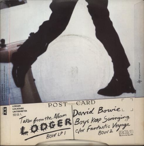 David Bowie Boys Keep Swinging + p/s 7" vinyl single (7 inch record / 45) UK BOW07BO456507