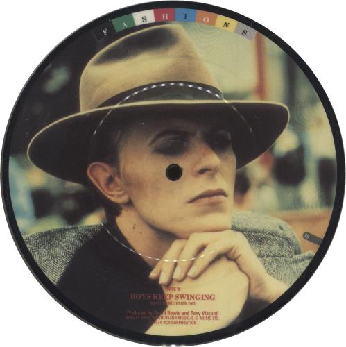 David Bowie Boys Keep Swinging 7" vinyl picture disc (7 inch picture disc single) UK BOW7PBO745134