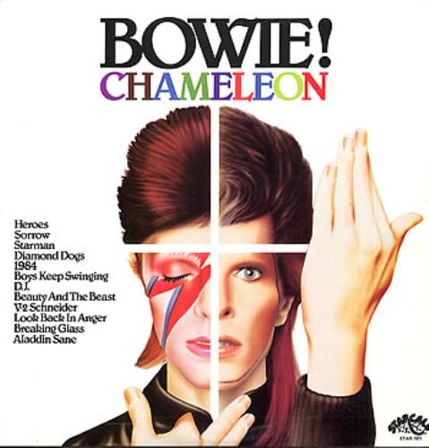 David Bowie Chameleon - green RCA label vinyl LP album (LP record) Australian BOWLPCH203121