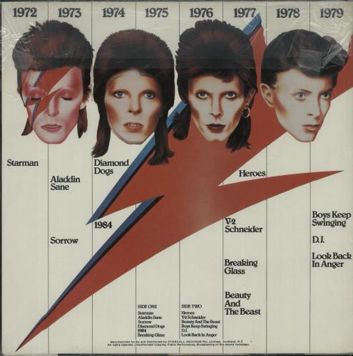 David Bowie Chameleon - Mint vinyl LP album (LP record) New Zealand BOWLPCH640760