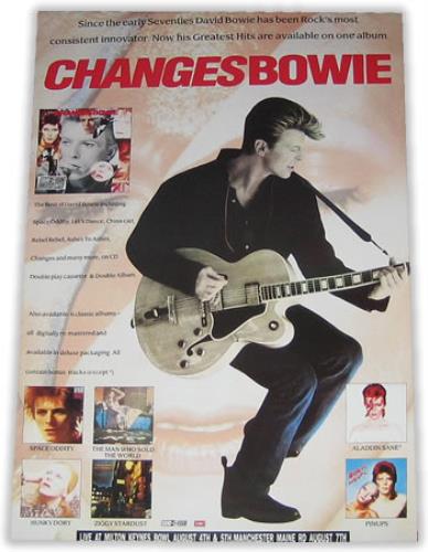 David Bowie Changesbowie poster UK BOWPOCH388454
