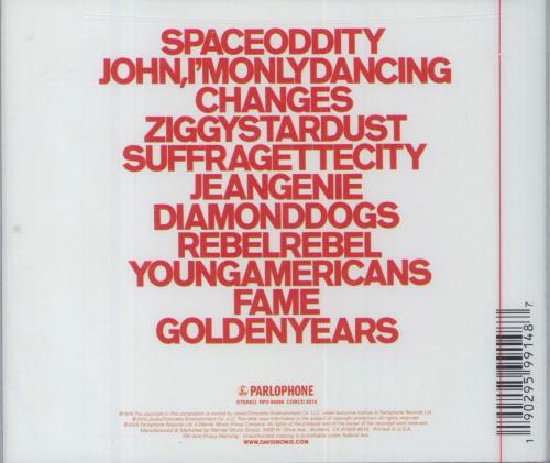David Bowie ChangesOneBowie - Sealed CD album (CDLP) US BOWCDCH813331