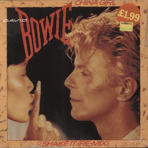 David Bowie China Girl - price stickered shrink 12" vinyl single (12 inch record / Maxi-single) UK BOW12CH871443