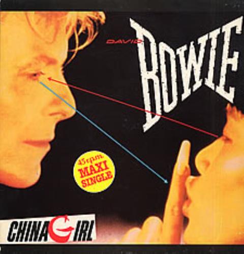 David Bowie China Girl 12" vinyl single (12 inch record / Maxi-single) Spanish BOW12CH256701