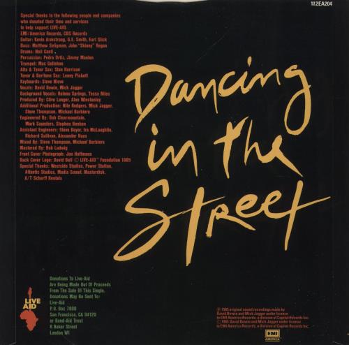 David Bowie Dancing In The Street 12" vinyl single (12 inch record / Maxi-single) UK BOW12DA33819