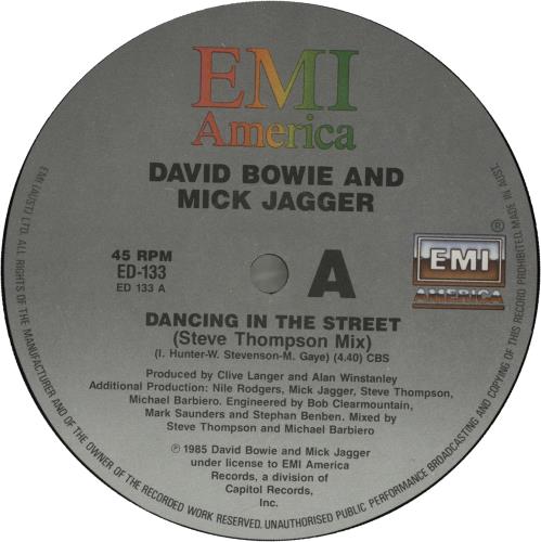 David Bowie Dancing In The Street 12" vinyl single (12 inch record / Maxi-single) Australian BOW12DA73682