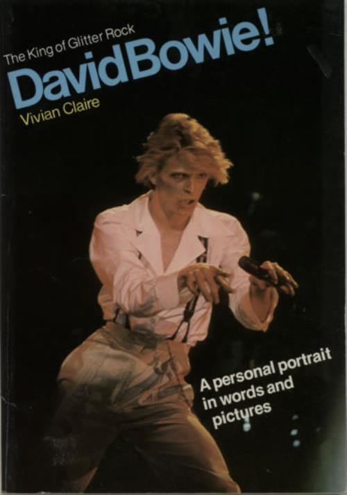 David Bowie David Bowie! The King Of Glitter Rock book US BOWBKDA623600