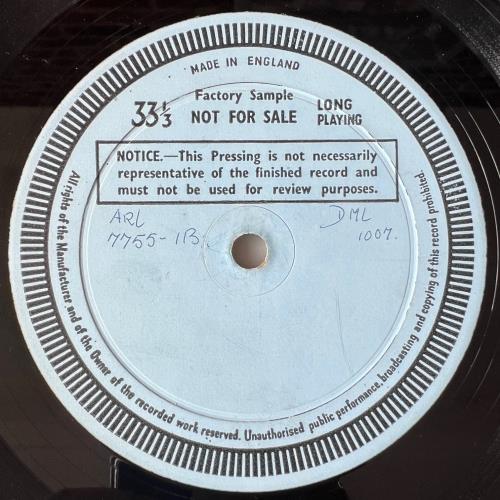 David Bowie David Bowie - Test Pressing - Mono vinyl LP album (LP record) UK BOWLPDA842159