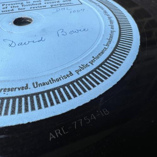 David Bowie David Bowie - Test Pressing - Mono vinyl LP album (LP record) UK BOWLPDA842159