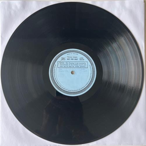 David Bowie David Bowie - Test Pressing - Mono vinyl LP album (LP record) UK BOWLPDA842159