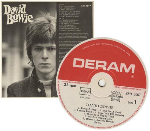 David Bowie David Bowie vinyl LP album (LP record) German BOWLPDA284375