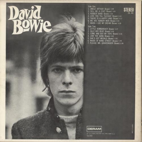 David Bowie David Bowie vinyl LP album (LP record) Japanese BOWLPDA882523