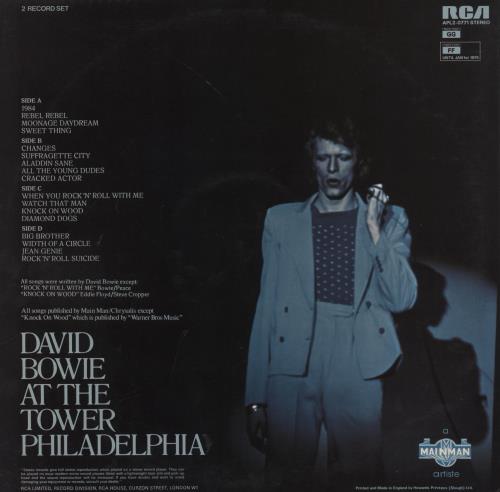 David Bowie David Live - 1st 2-LP vinyl record set (Double LP Album) UK BOW2LDA261207