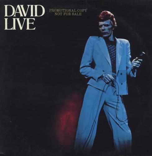 David Bowie David Live - Promo Stamped 2-LP vinyl record set (Double LP Album) US BOW2LDA385199