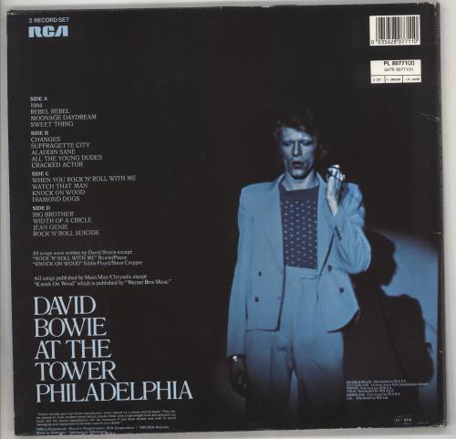 David Bowie David Live 2-LP vinyl record set (Double LP Album) German BOW2LDA590871