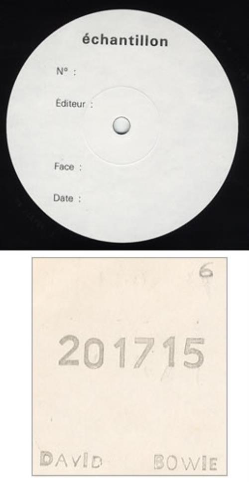 David Bowie Day-In Day-Out - Test Pressing 12" vinyl single (12 inch record / Maxi-single) French BOW12DA367469