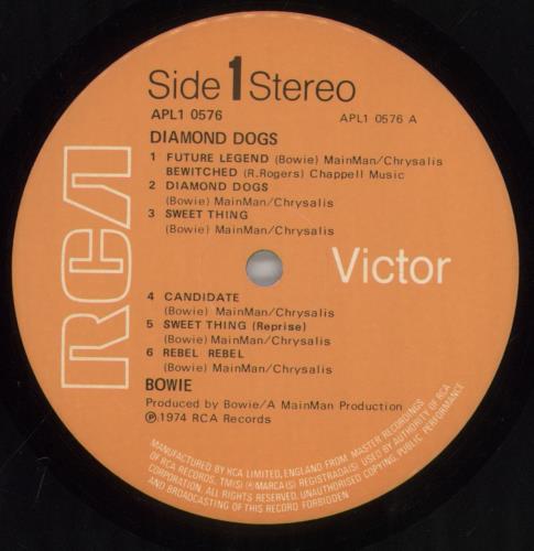 David Bowie Diamond Dogs - 1st - EX vinyl LP album (LP record) UK BOWLPDI828053