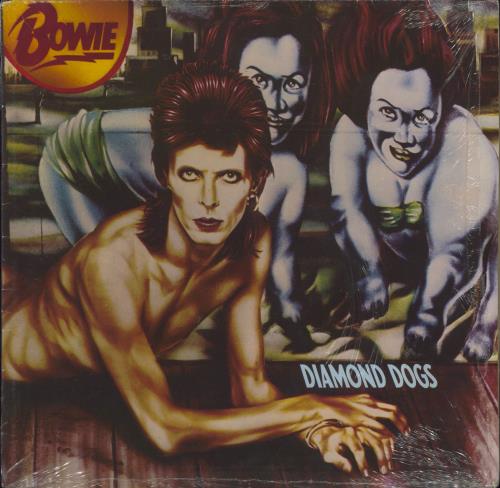 David Bowie Diamond Dogs - Open Shrink vinyl LP album (LP record) German BOWLPDI817744