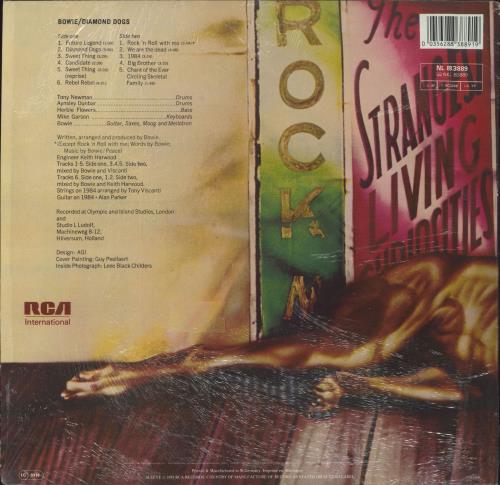 David Bowie Diamond Dogs - Open Shrink vinyl LP album (LP record) German BOWLPDI817744