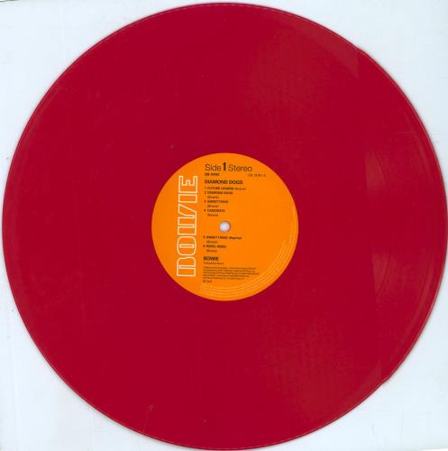 David Bowie Diamond Dogs - Red Vinyl 45th Anniversary vinyl LP album (LP record) UK BOWLPDI810212