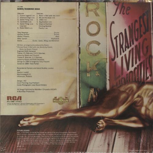 David Bowie Diamond Dogs - Sealed vinyl LP album (LP record) US BOWLPDI424132