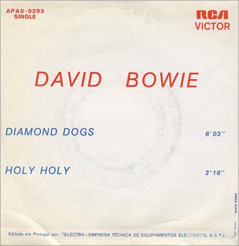 David Bowie Diamond Dogs 7" vinyl single (7 inch record / 45) Portuguese BOW07DI364143