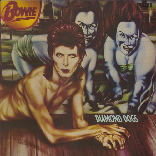 David Bowie Diamond Dogs vinyl LP album (LP record) UK BOWLPDI790383
