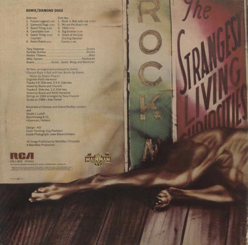 David Bowie Diamond Dogs vinyl LP album (LP record) Italian BOWLPDI864117