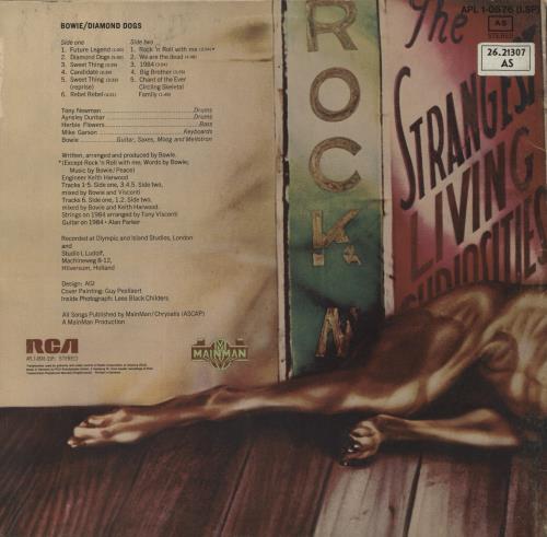 David Bowie Diamond Dogs vinyl LP album (LP record) German BOWLPDI876860