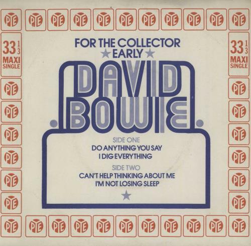 David Bowie Do Anything You Say - P/s 7" vinyl single (7 inch record / 45) UK BOW07DO134034