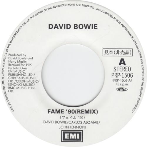 David Bowie Fame '90 7" vinyl single (7 inch record / 45) Japanese BOW07FA122338