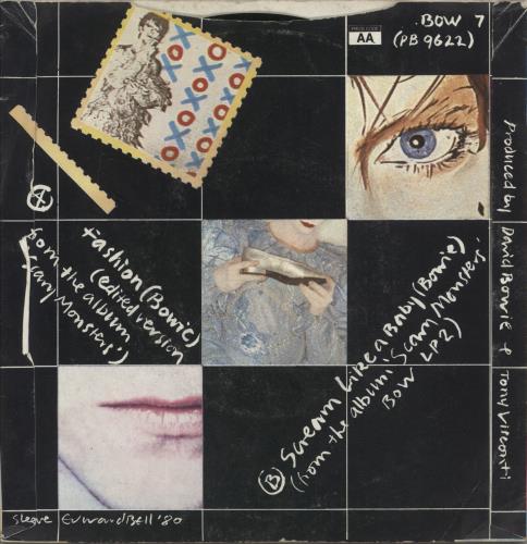 David Bowie Fashion - Solid + Sleeve 7" vinyl single (7 inch record / 45) UK BOW07FA633685