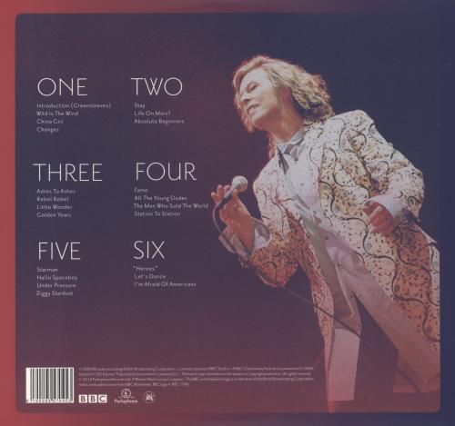 David Bowie Glastonbury 2000 3-LP vinyl record set (Triple LP Album) UK BOW3LGL850425