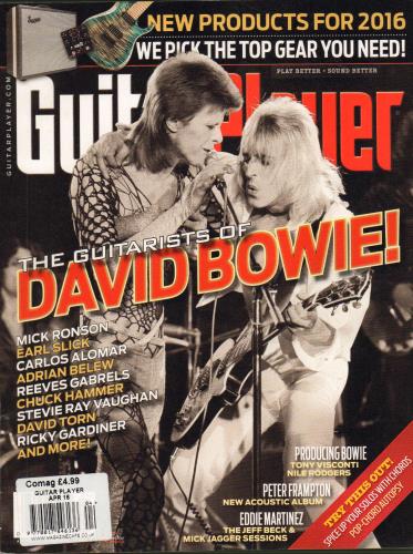 David Bowie Guitar Player magazine UK BOWMAGU653588