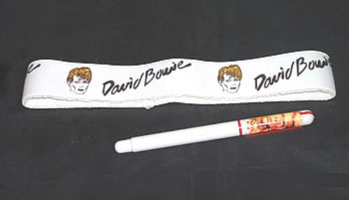 David Bowie Headband & Pen memorabilia UK BOWMMHE302303