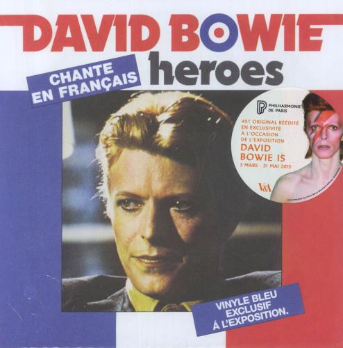 David Bowie Heroes - Hype Stickered Bag 7" vinyl single (7 inch record / 45) French BOW07HE830168