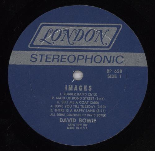 David Bowie Images 1966-1967 - EX 2-LP vinyl record set (Double LP Album) US BOW2LIM835546