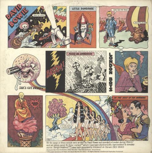 David Bowie Images 1966-1967 - EX 2-LP vinyl record set (Double LP Album) US BOW2LIM835546