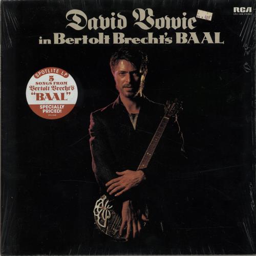 David Bowie In Bertolt Brecht's Baal - Sealed 12" vinyl single (12 inch record / Maxi-single) US BOW12IN95397