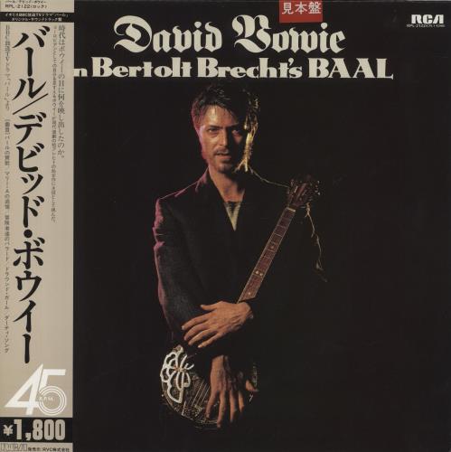 David Bowie In Bertolt Brecht's Baal 12" vinyl single (12 inch record / Maxi-single) Japanese BOW12IN184034