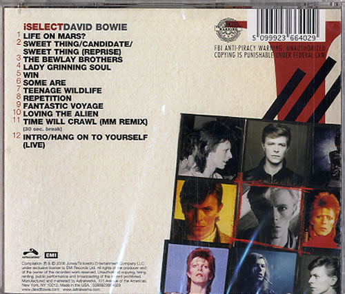 David Bowie iSelect - Sealed CD album (CDLP) US BOWCDIS455375