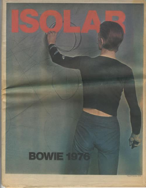 David Bowie Isolar tour programme US BOWTRIS345749