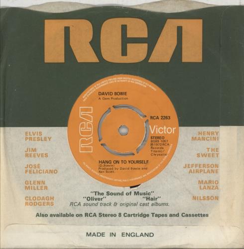 David Bowie John, I'm Only Dancing - 2nd - 4pr 7" vinyl single (7 inch record / 45) UK BOW07JO742442