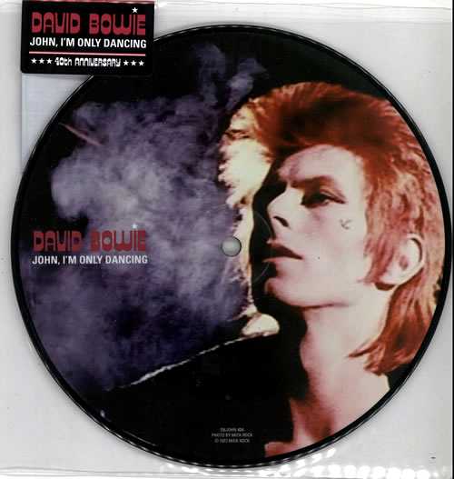 David Bowie John, I'm Only Dancing - Sealed 7" vinyl picture disc (7 inch picture disc single) UK BOW7PJO570239