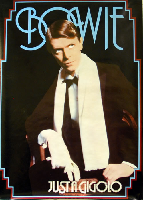 David Bowie Just A Gigolo poster UK BOWPOJU631609
