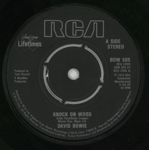 David Bowie Knock On Wood 7" vinyl single (7 inch record / 45) UK BOW07KN598815